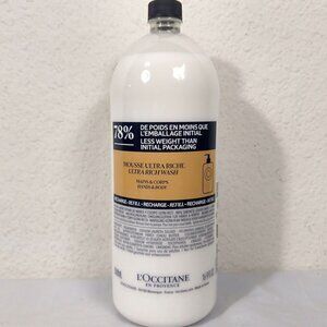 L'Occitane Shea Hands & Body Ultra Rich Wash Refill 16.9 oz NEW